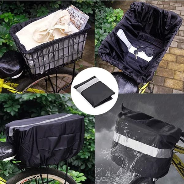 Cykellådsskydd - 42*33*25cm Korgskydd - Cykelkorg - Vattentätt cykellådsskydd - lådskydd vatten