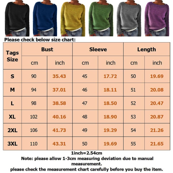 Naisten pitkähihainen pyöreäkauluksinen neulepusero yksivärinen villapaita Purple S