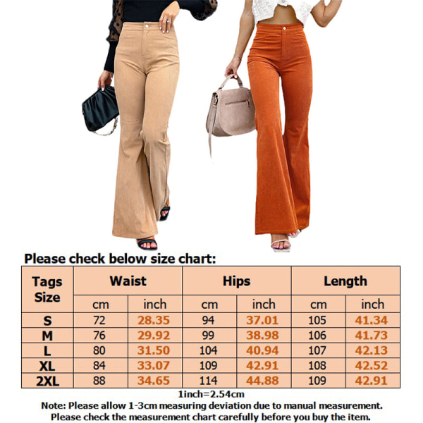Naisten yksiväriset levenevät lenkkihousut. Korkeavyötäröiset housut Orange  2XL a3a1 | Orange | Polyester | Fyndiq