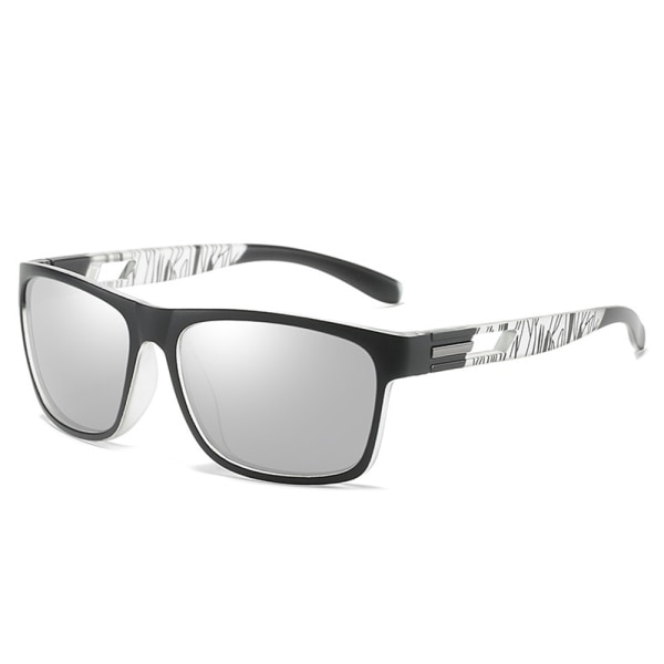 Cykling Polariserade Glasögon Solglasögon Glasögon Glasögon UV400 Black Silver