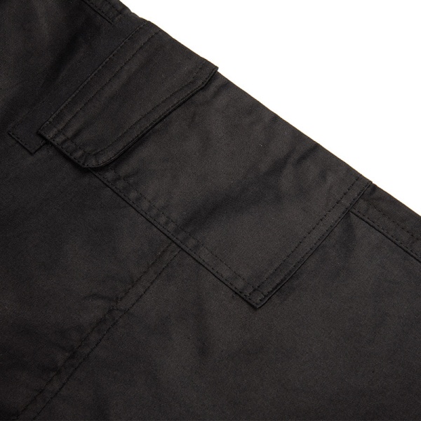 Ladies lige ben cargo bukser ensfarvet underdel Black M