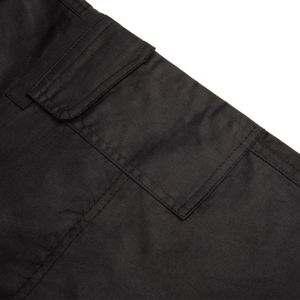 Ladies raka ben Cargo Pant enfärgade bottnar Black 2XL