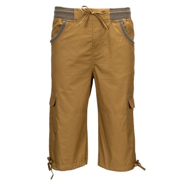 Ladies raka ben Cargo Pant enfärgade bottnar Light Ginger Yellow L