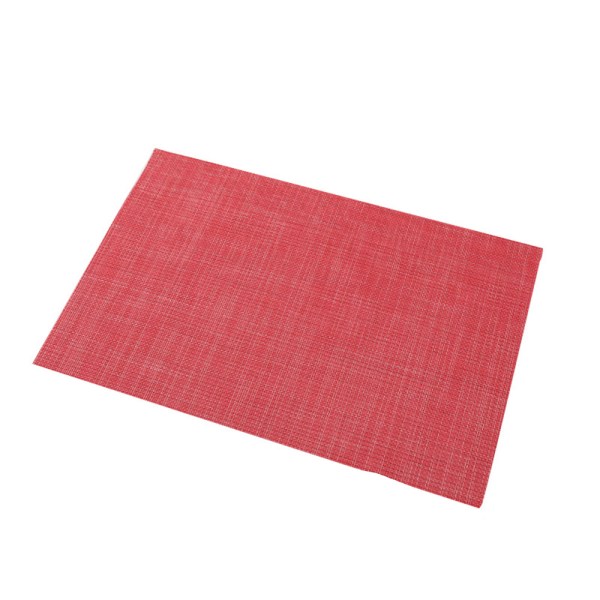 4 bordstabletter, vävda bordstabletter-isolering Red