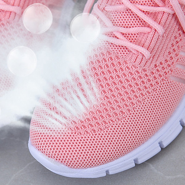 Naisten mesh , kevyet, hengittävät casual kengät Pink,35