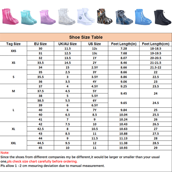 Barn Slip On Rain Shoe Cover Rund Toe Boot Covers Black Tag Size 35-36