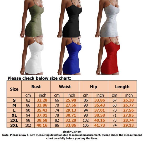 Kvinders sexet nederdel Tætsiddende hofteomslag Kort kjole uden ærmer Blue XL