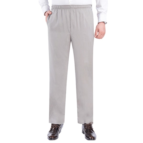 Miesten taskut Loungewear Yksiväriset housut Beige 2XL 36bb | Beige |  Polyester | Fyndiq