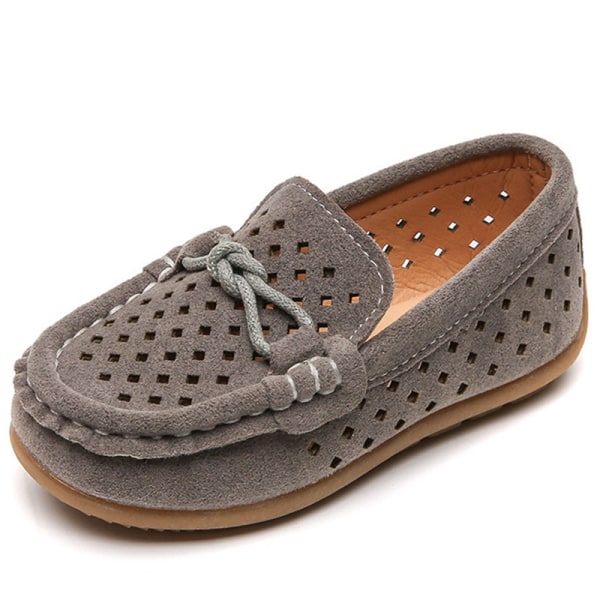 Barn Loafers Flats Platta Skor Mockasin Tofflor Casual Slip On Gray-1 Tag  Size 25 7094 | Gray-1 | TPR | Fyndiq