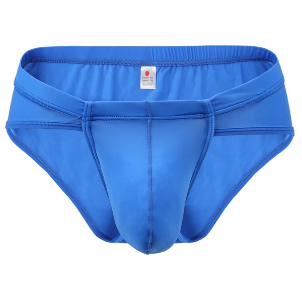 Trosor Herr Seamless Andas Ice Silk Bulge Pouch Underkläder Blue XXL
