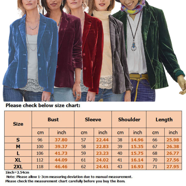 Kvinder langærmet outwear ensfarvet jakke Khaki L
