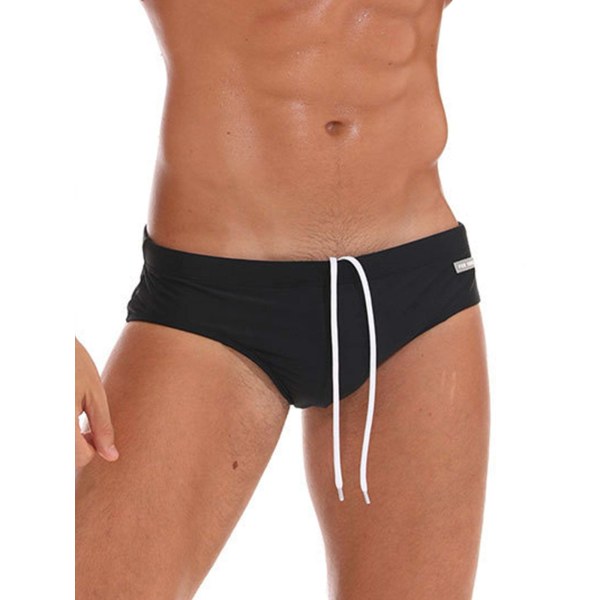 Miesten uimapuku uimapuku uima-kolmio trunks Sports Beach Black XL