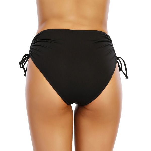 Naisten korkeavyötäröiset uimahousut, alaosat Tankini-uimapuku Black,XL