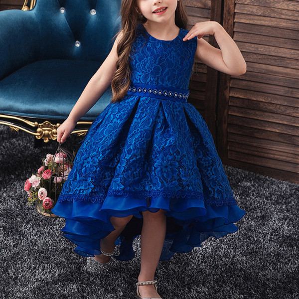 Flickor Brudtärnklänning Baby Barn Fest Bröllopsklänningar Prinsessan  Blue,8-9 Years ce1a | Blue,8-9 Years | Fyndiq