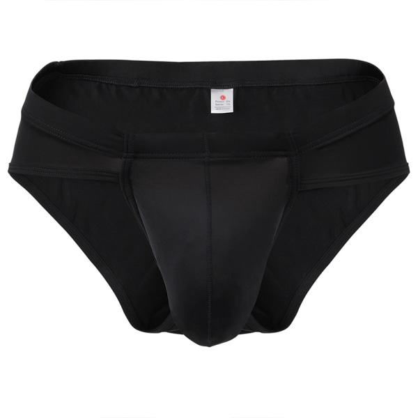 Trosor Herr Seamless Andas Ice Silk Bulge Pouch Underkläder Black XL