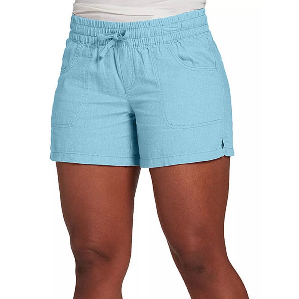 Naisten shortsit Uimahousut Urheilu Kiristysnauha Hot Pants Beach Light Blue,L