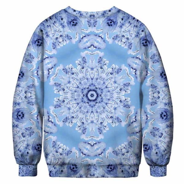 Par Printed Pullover Toppar Blus Sweatshirts Mandala L