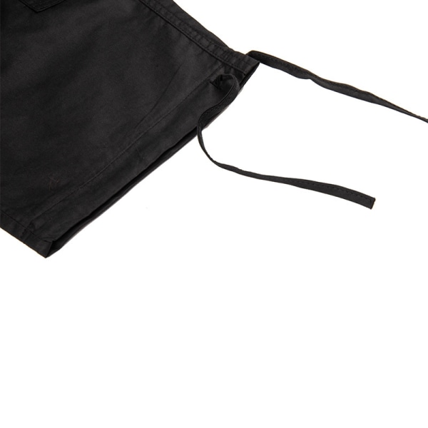 Ladies lige ben cargo bukser ensfarvet underdel Black XL