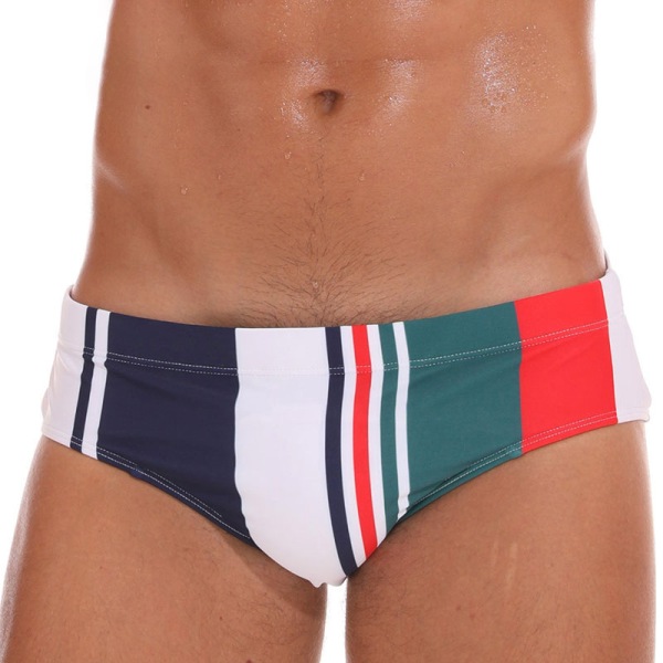 Miesten uimapuku uimapuku uima-kolmio trunks Sports Beach White Red Green Blue XL