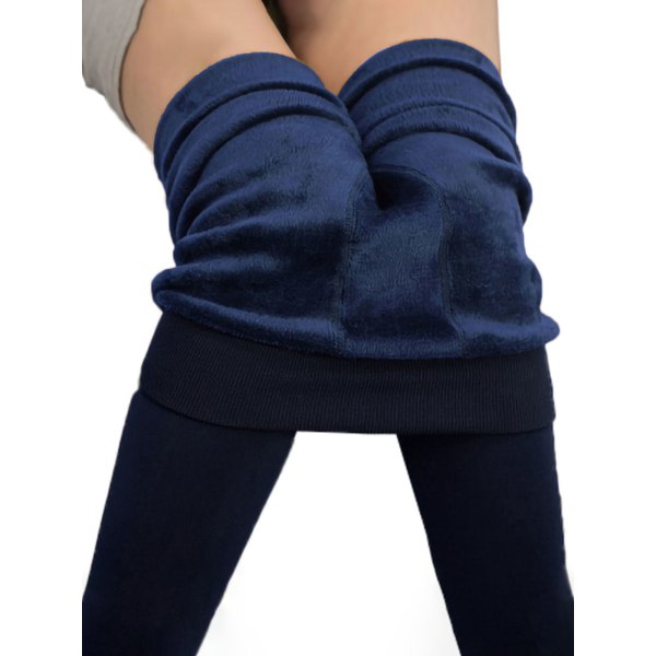 Naisten paksunnetut leggingsit sekä samettiset legginsit pitävät lämpimänä Blue