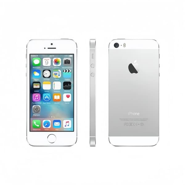 Apple iPhone 5s 16GB (Silver) - Utmärkt renoverad - Perfekt budgettelefon
