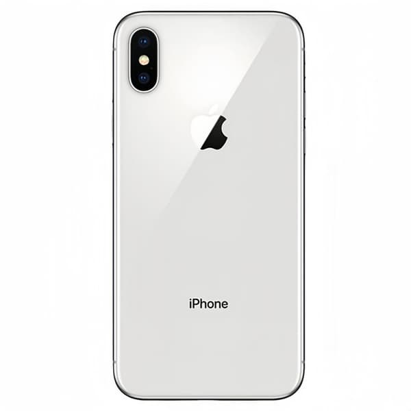 Apple iPhone X 64GB Silver Olåst Smartphone (Renoverad) Silver
