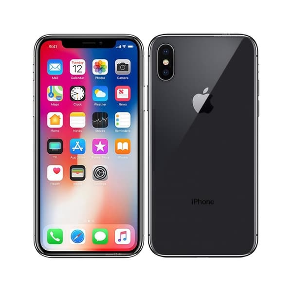 Apple iPhone X 64GB Rymdgrå Olåst Smartphone (Renoverad) Space gray