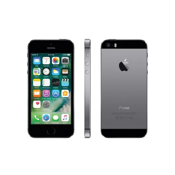 Apple iPhone 5s 32GB (Rymdgrå) - Utmärkt renoverad - Perfekt budgettelefon