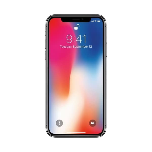 Apple iPhone X 64GB Rymdgrå Olåst Smartphone (Renoverad) Space gray