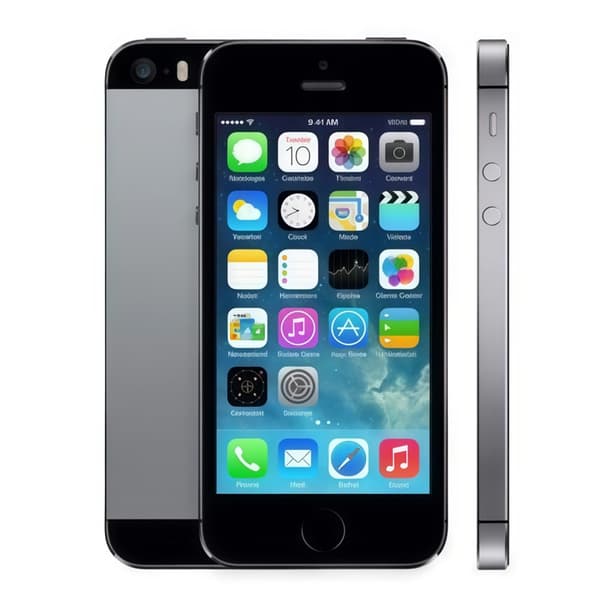 Apple iPhone 5s 32GB (Rymdgrå) - Utmärkt renoverad - Perfekt budgettelefon
