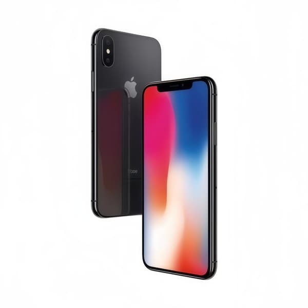 Apple iPhone X 256GB rymdgrå olåst smartphone (renoverad) Space gray
