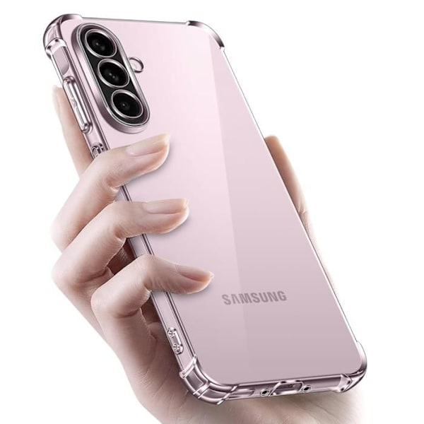 Coque - Phonillico® - Samsung Galaxy A56 5G - Iskunkestävä - Taipuisa - Kirkas Transparent