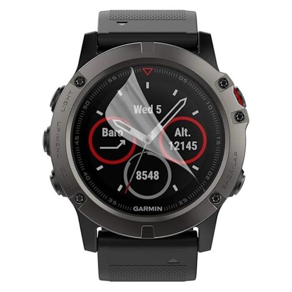 Garmin Fenix 6x:n näyttösuojus [Pakkaus 6] Kestävä, erittäin ohut suojauskalvo Phonillico Transparent