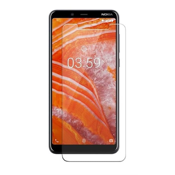 Film Vitre Skyddsskärm - Phonillico® - Nokia 3.1 PLUS - Härdat glas - Ultra resistent - Repellande
