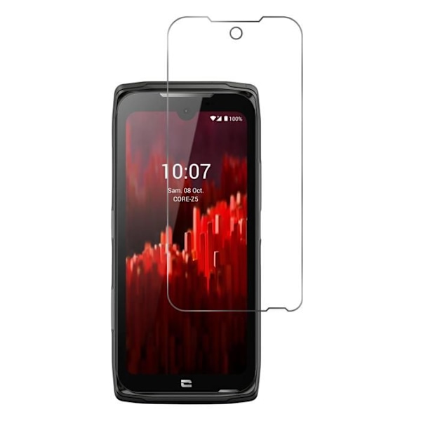 Hærdeglas - Phonillico® - Crosscall Core Z5 - Pack med 4 - Ridseresistent - Skærmbeskyttelse Transparent
