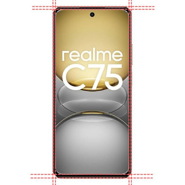 Karkaistu Lasi - Phonillico® - Realme C75 - Pakkaus 2 - Naarmuuntumaton - Näytön suoja Transparent