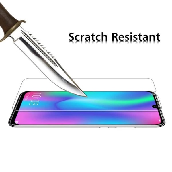 Elokuvan lasinsuojus - Phonillico® - HUAWEI P SMART 2019 - Kovasilika - Naarmuletku - Paketti 1 Transparent
