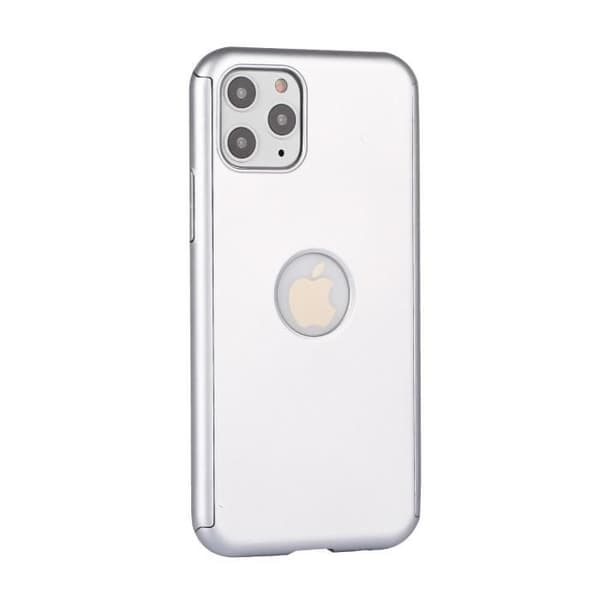 Coque - PHONILLICO - iPhone 11 PRO MAX - Sølv - Fuld Beskyttelse - Hærdet Glas Pengar