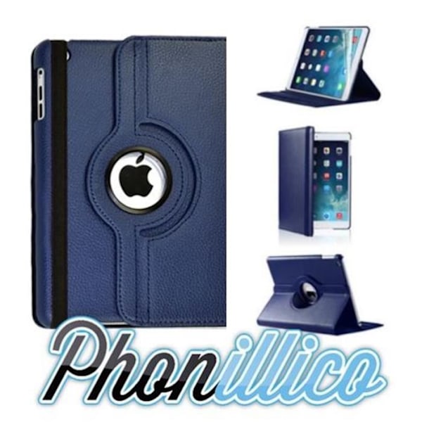 Coque Rotativ 360 Mørkeblå kompatibel med Apple iPad 4 - Phonillico®