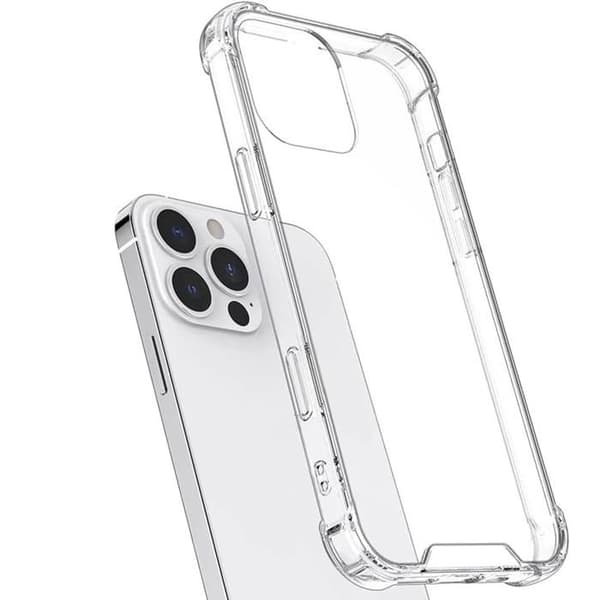 Coque Antichoc til iPhone 16 PRO - Blød Transparent Silikonebeskyttelse Phonillico® Transparent