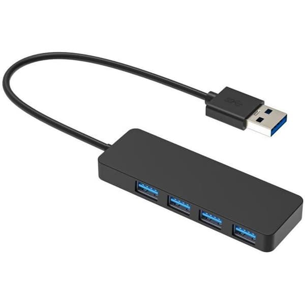 USB 3.0 Hub Adapter - Uspecificeret - 4 porte - Hurtig dataoverførsel - Kompatibel med PC og Mac