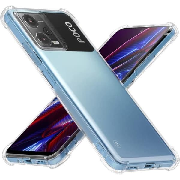 Coque til Xiaomi Poco X5 5G - Stødbeskyttelse TPU Blød Transparent Phonillico® Transparent