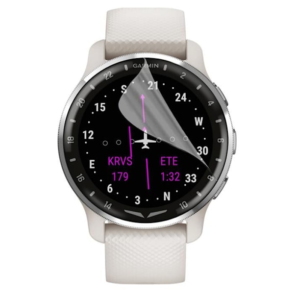 Skydd för Garmin D2 Air X10 [Pack 6] Ultra Tun Plastisk Skyddsfilm Phonillico Transparent