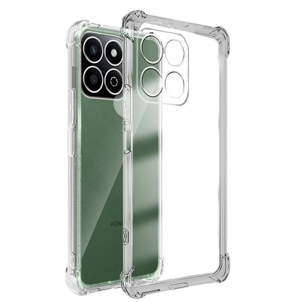 Chock-skydd - Phonillico® - Honor 200 Smart 5G - Mjuk - Transparent - 2 Härdat Glas Transparent
