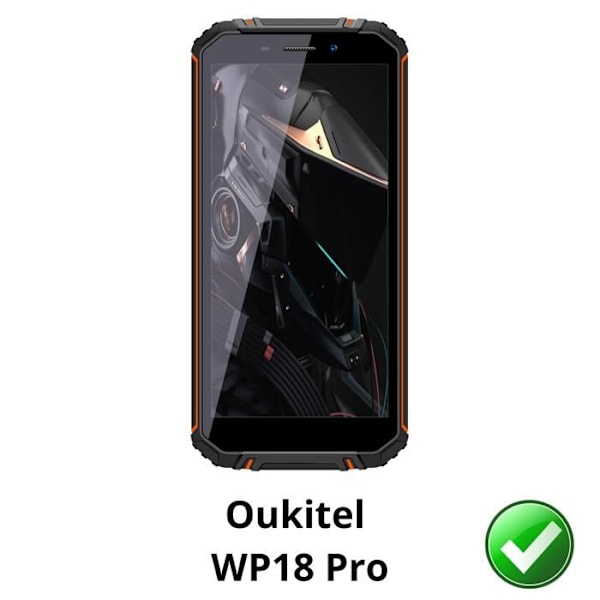 Skærmbeskyttelse - Phonillico - Oukitel WP18 Pro - Pakke 2 - Ultra Tynd - Ridsefast Transparent