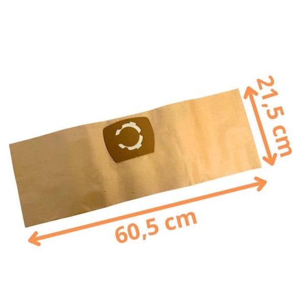 Säckdammsugare - Deltafox - DC-WDE 1420-S P - 10-pack - Kompatibel - Blandad