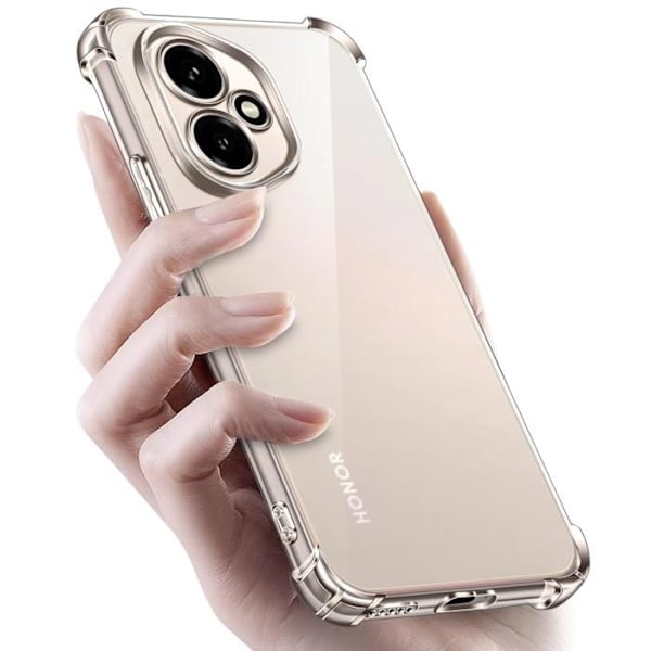 Skyddsbakcover för Honor 400 5G - Phonillico® - Stötabsorberande - Flexibel - Transparent - Förstärkt skydd Transparent