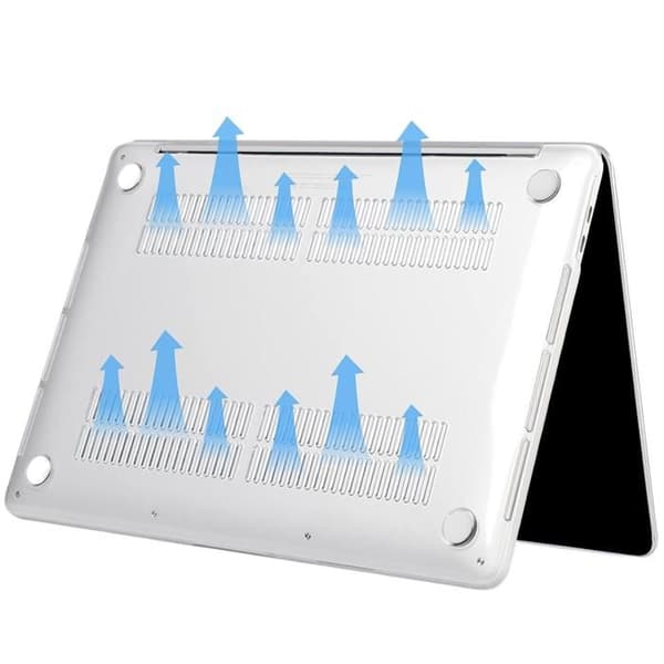 Coque til MacBook Pro 16 (16,2") - 360 Beskyttelse Hårdt Etui Transparent Phonillico® Transparent