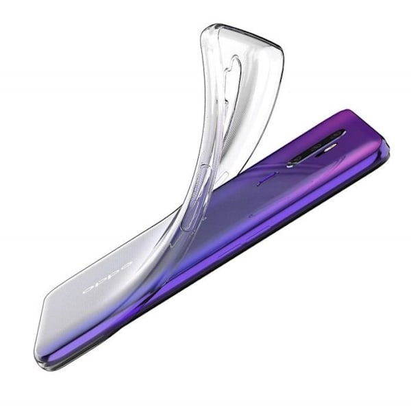 Transparent TPU-gelfodral för OPPO RENO A5 2020 - Ultratunt mjukt silikonskydd Phonillico® Transparent