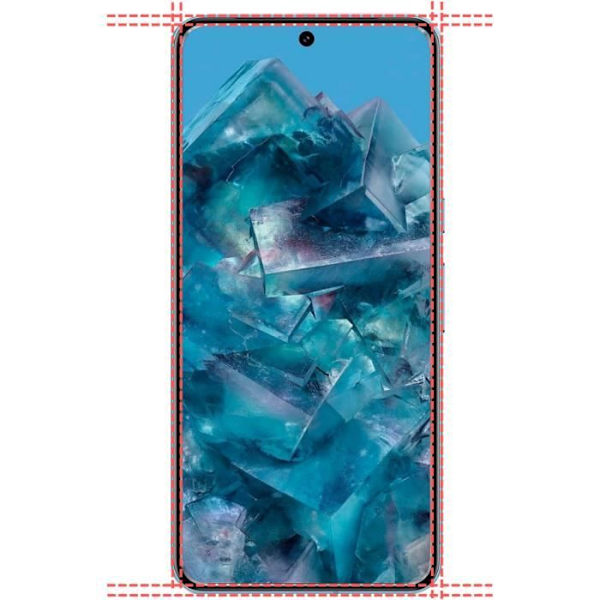 Hærdet Glas til Google Pixel 8 PRO [Pack 2] Skærmbeskyttelsesfilm Phonillico® Transparent